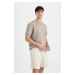 DEFACTO Regular Fit Straight Leg Basic Shorts