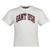 TRIČKO GANT RELAXED GANT USA SS T-SHIRT biela