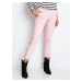 Dámské kalhoty model 16197088 RUE PARIS růžová M38 - FPrice