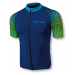 BIOTEX Cyklistický dres s krátkym rukávom - SMART - modrá/zelená
