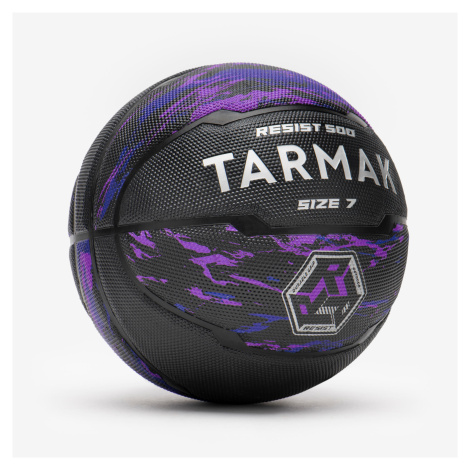 Basketbalová lopta veľkosť 7 R500 fialovo-čierna TARMAK