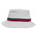 Klobúk Urban Classics Stripe Bucket Hat biely
