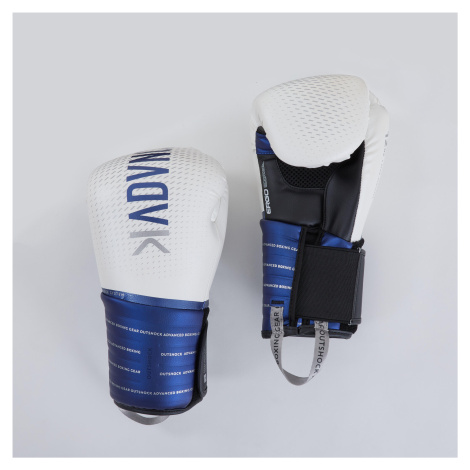 Boxerské rukavice 500 bielo-modré