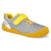 Barefoot tenisky Koel - Maxim Mesh Yellow vegan šedé