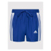 Adidas Plavecké šortky Classic 3-Stripes GQ1102 Modrá Regular Fit