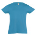 SOĽS Cherry Dievčenské tričko s krátkym rukávom SL11981 Aqua