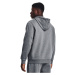 Pánska tréningová mikina so zipsom UNDER ARMOUR UA Essential Fleece FZ Hood-GRY-1373881-012