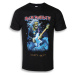 Tričko metal ROCK OFF Iron Maiden Eddie On Bass Čierna