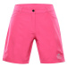 Women's softshell quick-drying shorts ALPINE PRO COLA neon knockout pink