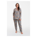 Nidri women's pajamas long sleeves, long legs - print