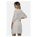 DreiMaster Klassik Košeľové šaty  biela