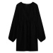 Pull&Bear Košeľové šaty  čierna
