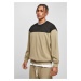 Top Block Crewneck Khaki/Black