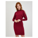 Burgundy Women's Sweater Dress with Necklines ORSAY - Ladies