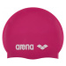 Plavecká čiapka ARENA Clasic Silicone Cap - fuchsiová-bílá