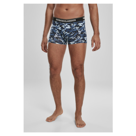 3-pack boxer shorts blue camo/orange camo/black Urban Classics