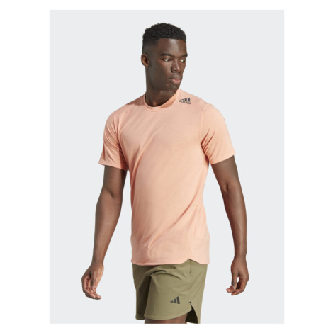 Adidas Funkčné tričko Designed for Training IL1443 Oranžová Slim Fit