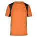 James&amp;Nicholson Pánske funkčné tričko JN306 Orange