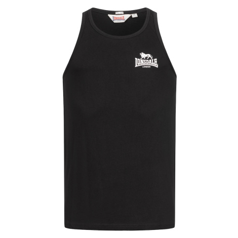 LONSDALE Tričko &#039;Dolton&#039;  čierna / biela