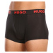 3PACK pánske boxerky HUGO čierné (50496723 001)