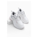 Marjin Women's Sneaker High Sole Lace Up Multi-Piece Sneakers Tesan White