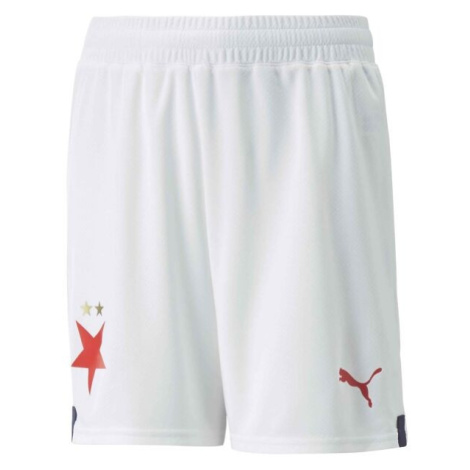 Puma SKS HOME SHORTS JR Chlapčenské futbalové šortky, biela, veľkosť