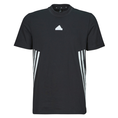 adidas  M FI 3S REG T  Tričká s krátkym rukávom Čierna