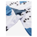 Modro-biele detské funkčné tričko ALPINE PRO Louso