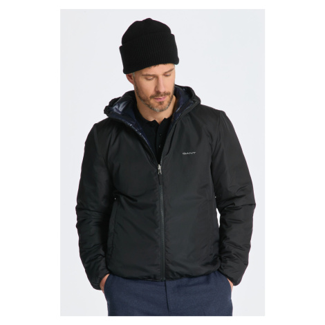 BUNDA GANT REVERSIBLE HOODED JACKET BLACK