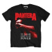 Pantera Tričko Red Vulgar Unisex Black