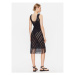 Seafolly Plážové šaty Marrakesh 54848-CU Čierna Slim Fit