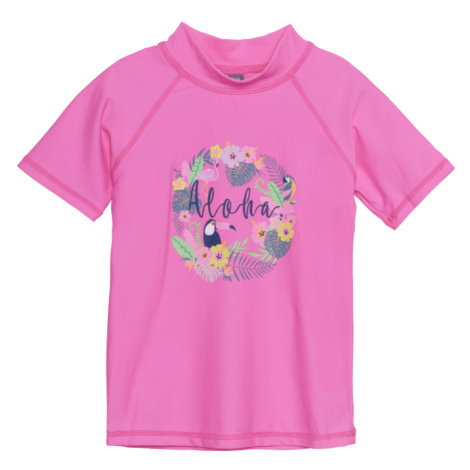COLOR KIDS-T-shirt W. Print, sugar pink Ružová