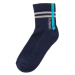 Umbro STRIPED SPORTS SOCKS JNR - 3 PACK Detské ponožky, tmavo modrá, veľkosť