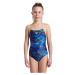 Arena daly swimsuit light drop back girls navy soft green/navy multi