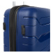 ITACA stredný cestovný kufor 87L - polypropylén - modrý