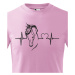 Detské tričko pre milovníkov koní - Tep a kôň 2