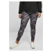 Women's AOP Geometric Black Leggings