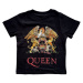 Queen Tričko Classic Crest Kids Black 4 roky