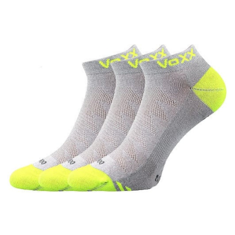 3PACK VoXX bamboo socks light gray