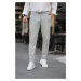 34958 Dewberry Slimfit Jogger Seasonal Mens Trousers-LIGHT GREY