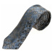Modrá pánska elegantná kravata BOLF K108