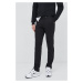 Nohavice Calvin Klein pánske, čierna farba, priliehavé, K10K110979