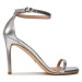 Stuart Weitzman Sandále Nudistcurve 100 Sanda SA178 Strieborná