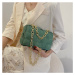 Zelená elegantná kabelka