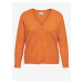 Orange women's cardigan ONLY CARMAKOMA Hazel - Women