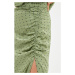 Trendyol Light Khaki Slit Skirt