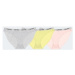 Calvin Klein Jeans  000QD3588E BIKINI 3PK  Slipy Viacfarebná