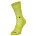 SCOTT Cyklistické ponožky klasické - PERFORMANCE CREW - čierna/žltá