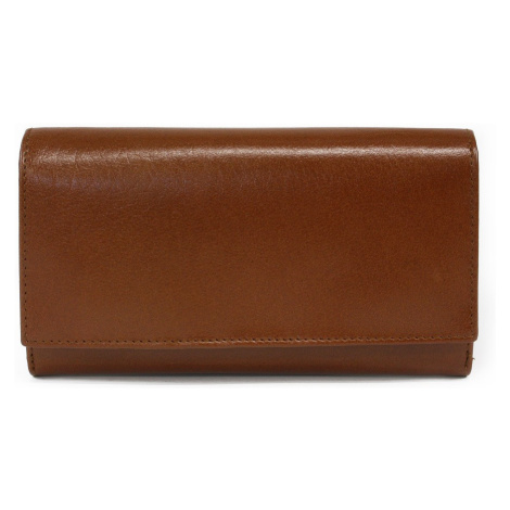 Hnědá dámská kožená klopnová peněženka 511-2121-05 Arwel