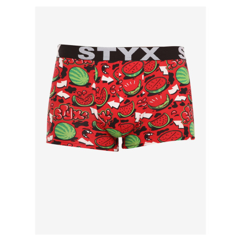 Boxerky pre mužov STYX - červená, zelená, čierna